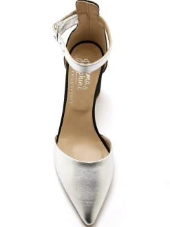 Babies à talon tout cuir