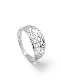 Bague filigranée argent