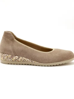 Ballerines compensées semelle amovible