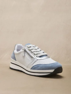 Baskets avec zip et lacets