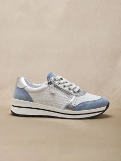 Baskets avec zip et lacets