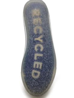 Baskets basses en matière recyclé