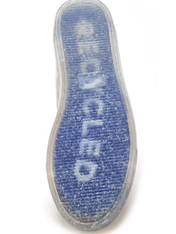 Baskets basses en matière recyclé