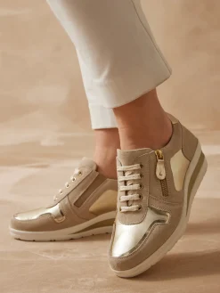 Baskets cuir à aérosemelle®