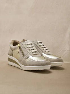 Baskets cuir à aérosemelle®