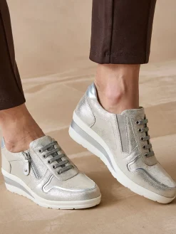 Baskets cuir à aérosemelle®