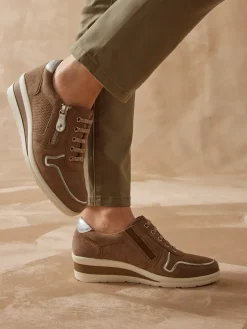 Baskets cuir à aérosemelle®