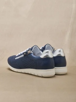 Baskets cuir à aérosemelle® amovible