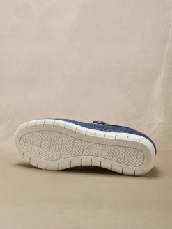 Baskets cuir à aérosemelle® amovible