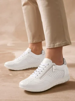 Baskets cuir à aérosemelle® amovible