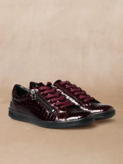 Baskets cuir à aérosemelle amovible