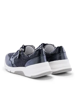 Baskets cuir et textile