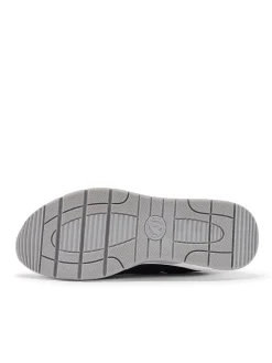 Baskets cuir et textile