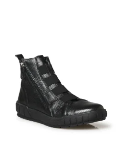 Baskets montantes élastiquées et zippées