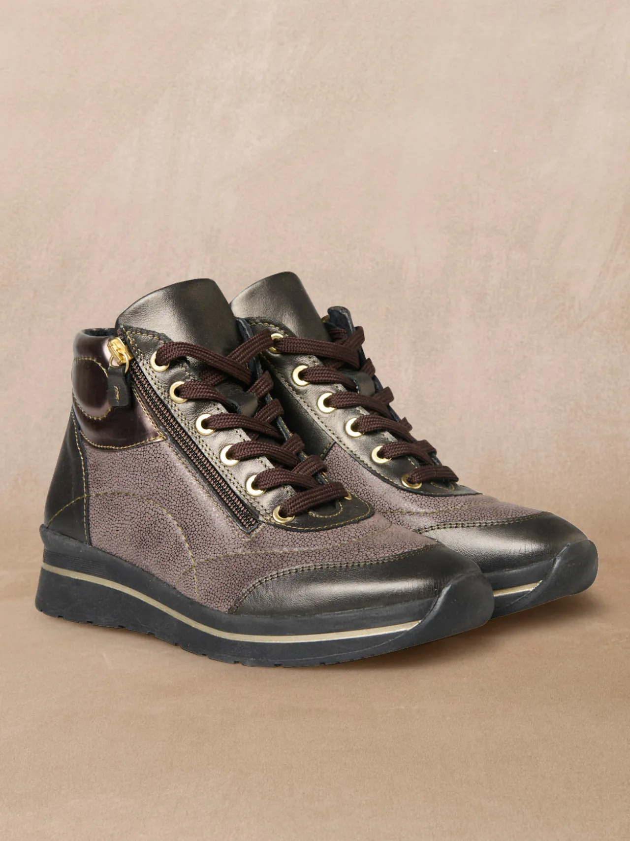 Baskets montantes molletonnées