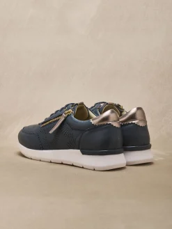 Baskets zip et lacets semelle amovible