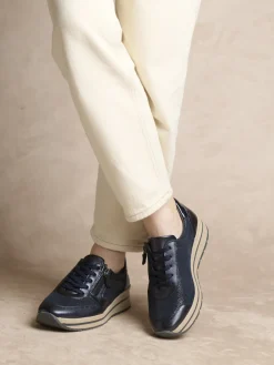 Baskets zip et lacets semelle amovible