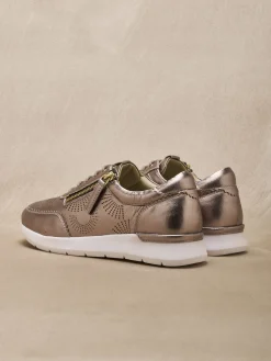 Baskets zip et lacets semelle amovible