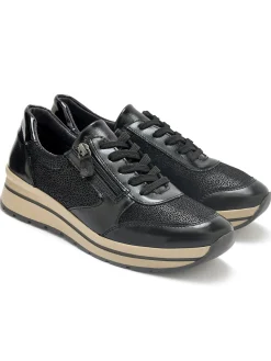 Baskets zip et lacets semelle amovible