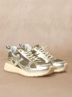 Baskets zippées à semelle amovible