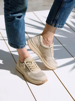 Baskets zippées à semelle amovible