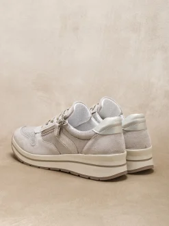 Baskets zippées à semelle amovible