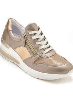 Baskets zippées côté