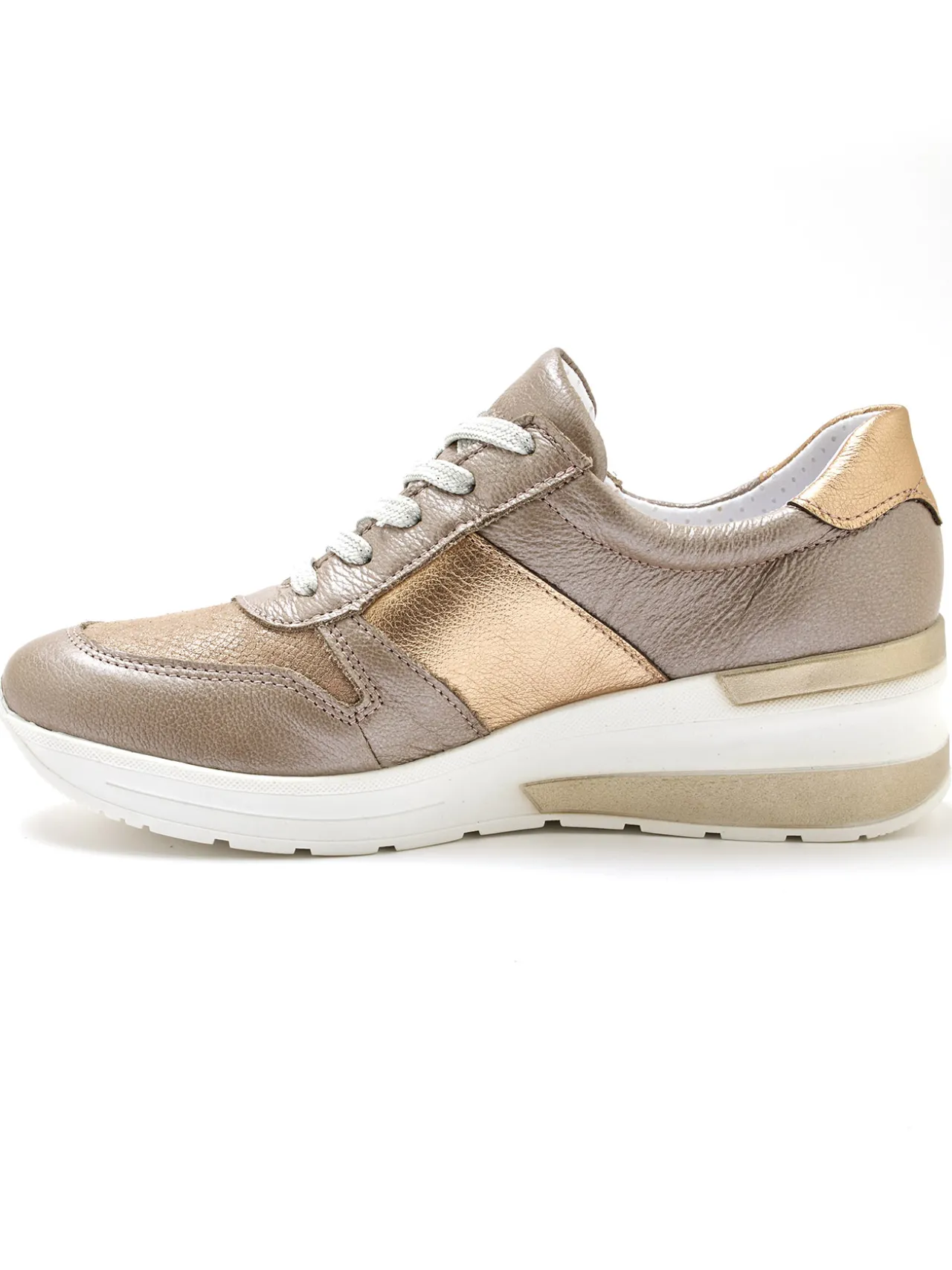 Baskets zippées côté