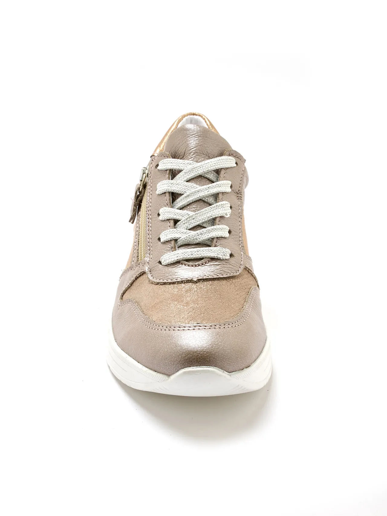 Baskets zippées côté