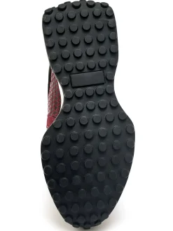 Baskets zippées cuir lisse et verni