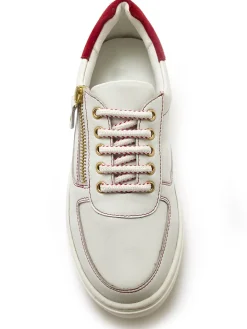 Baskets zippées et lacées