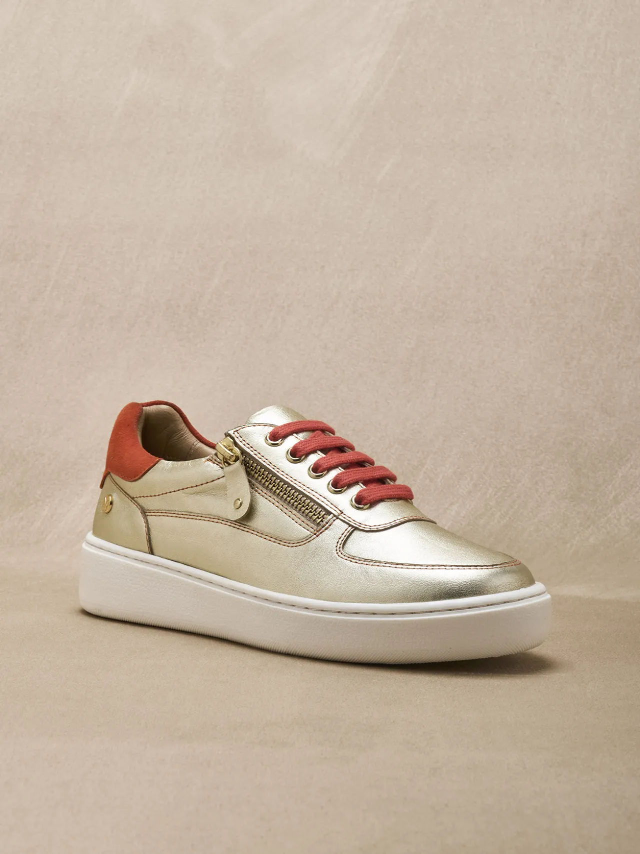 Baskets zippées et lacées