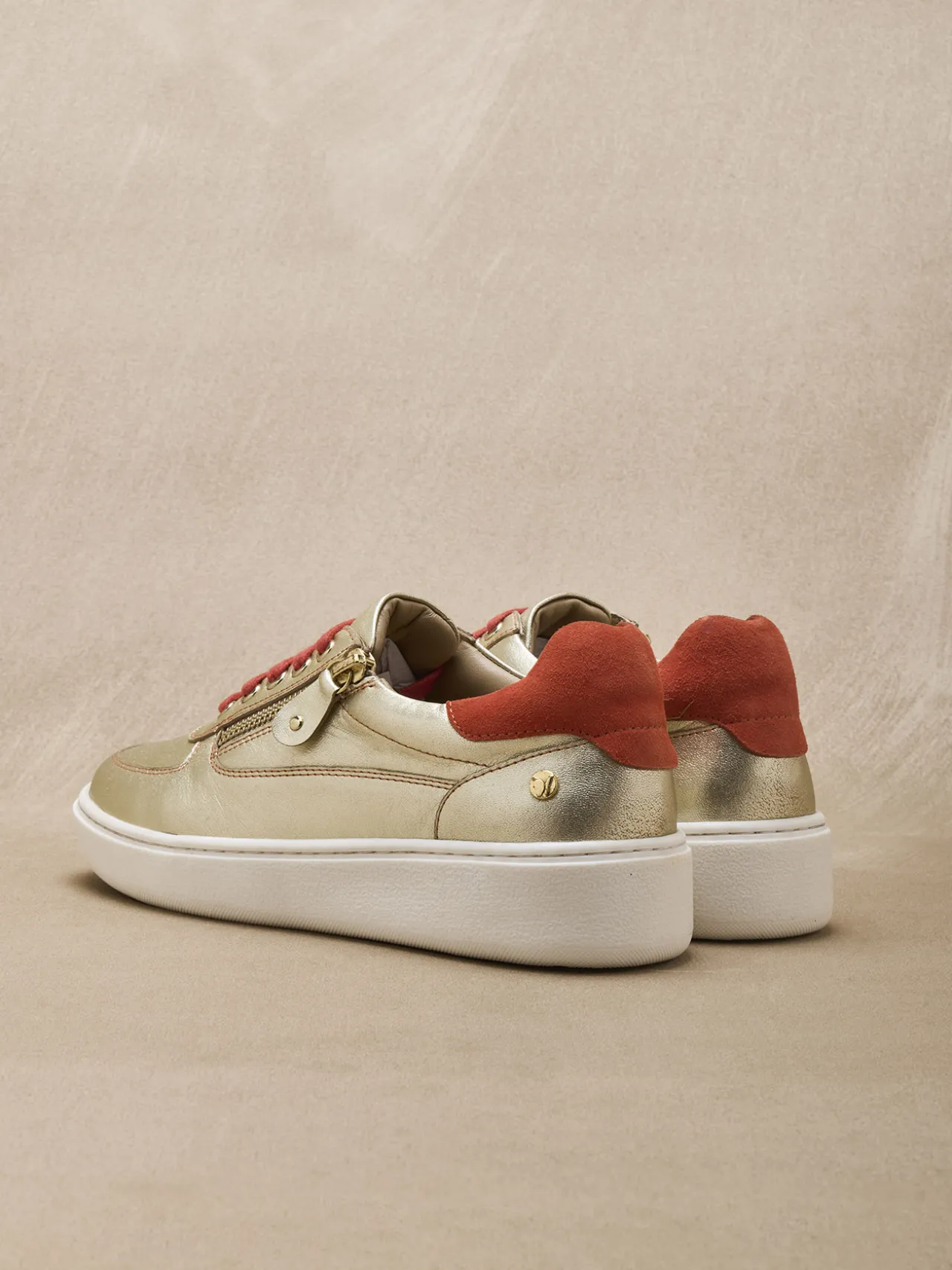 Baskets zippées et lacées