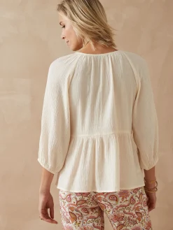 Blouse à smocks