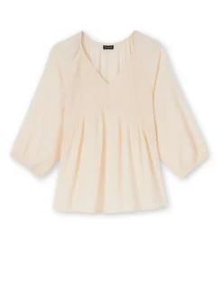 Blouse à smocks