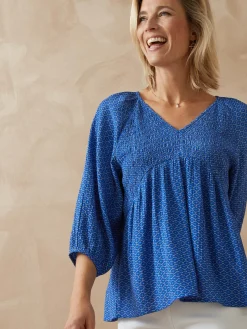 Blouse à smocks