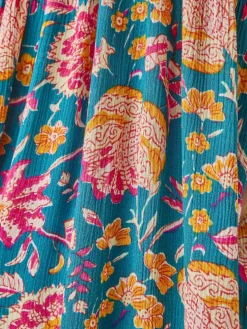 Blouse ample en crêpe fluide