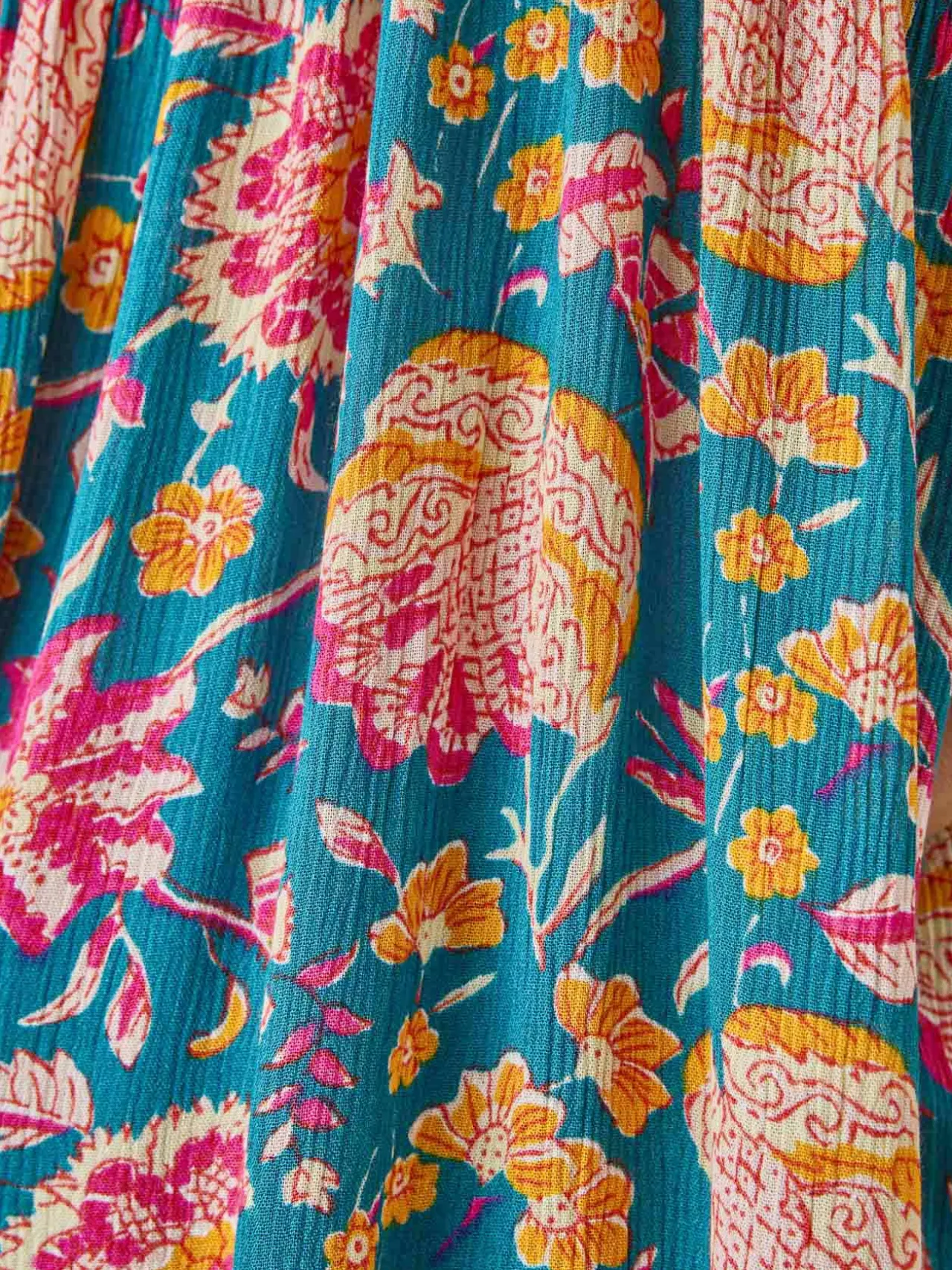 Blouse ample en crêpe fluide