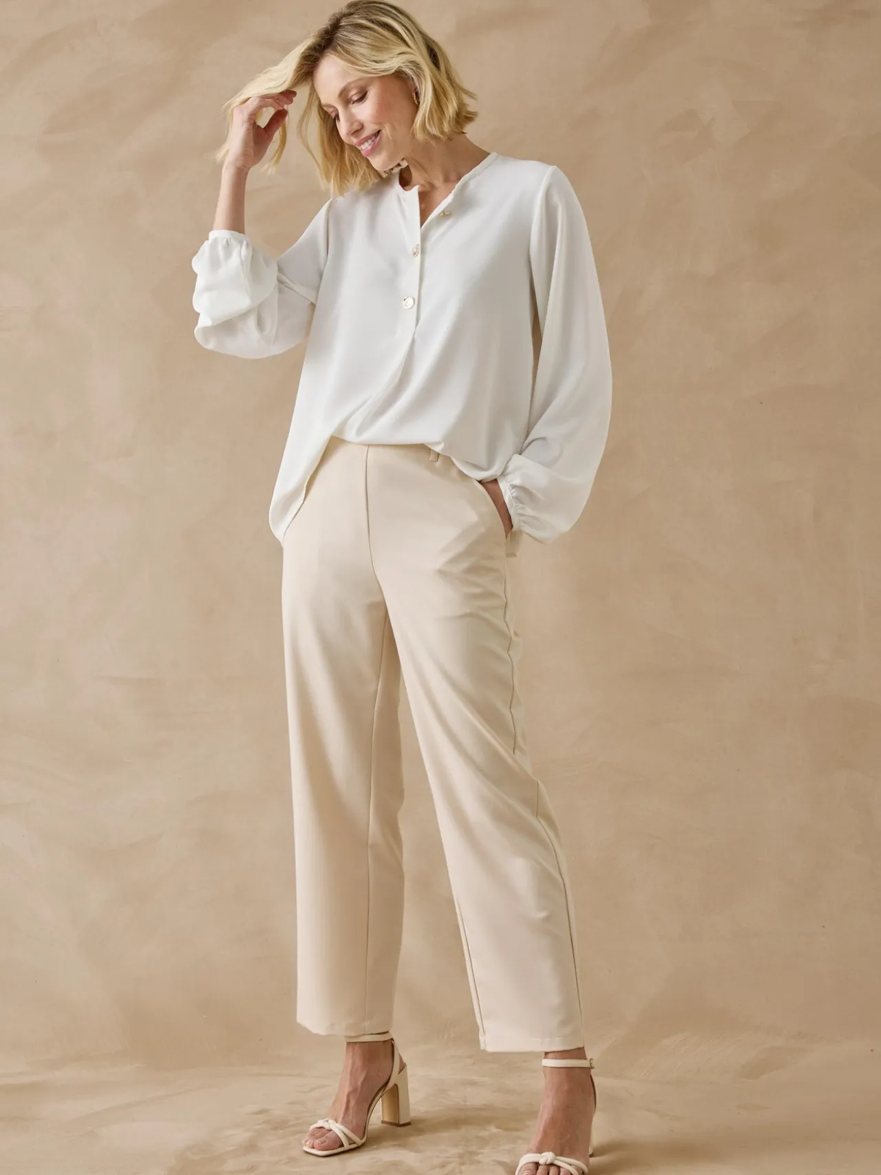 Blouse ample et fluide