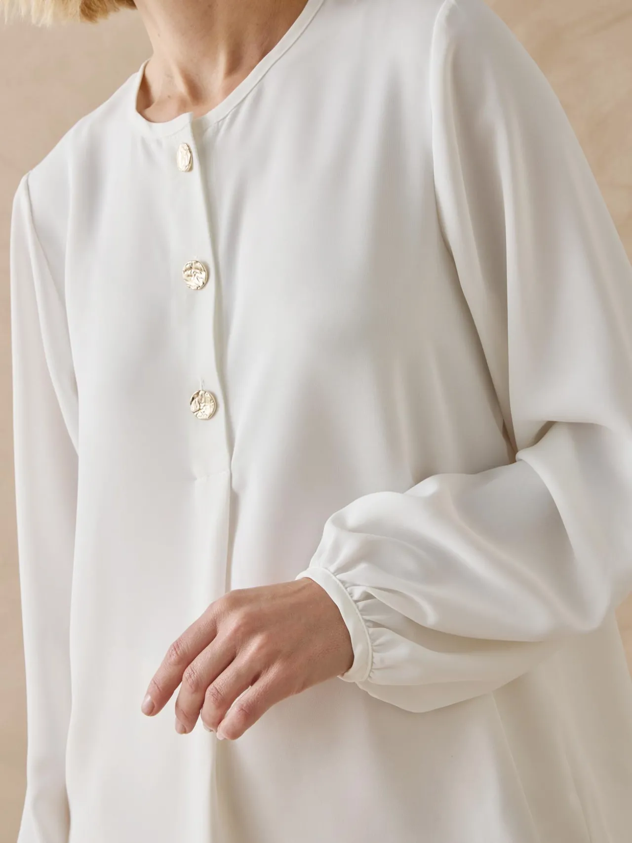 Blouse ample et fluide