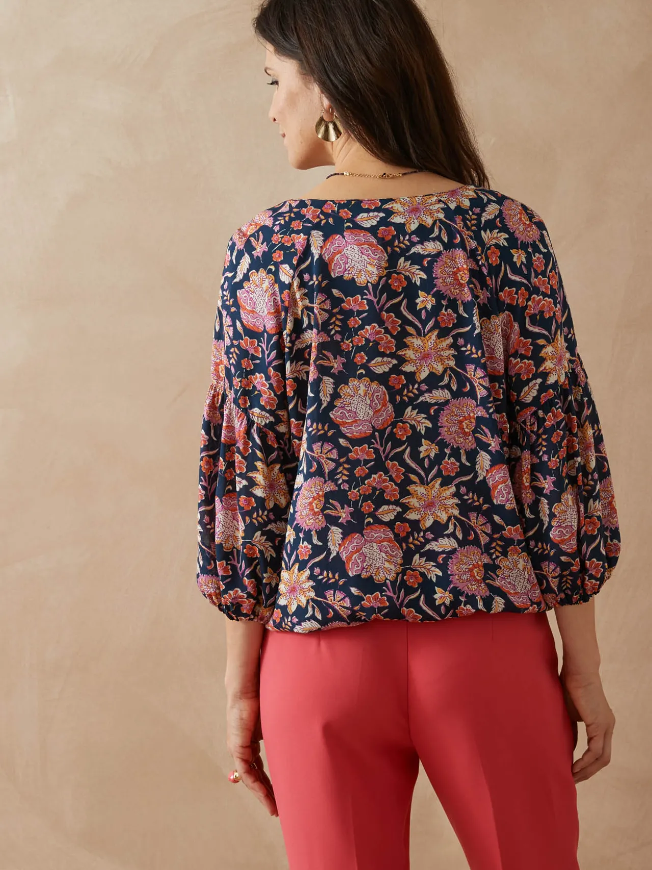 Blouse base élastiquée