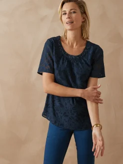 Blouse chic évasée