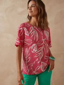 Blouse crêpe manches chauve-souris