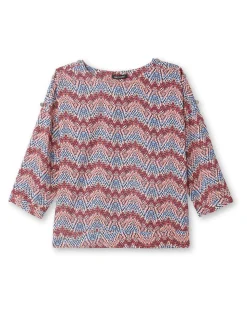 Blouse en crêpe fluide