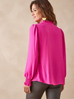 Blouse en satin