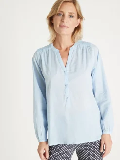 Blouse en voile de coton