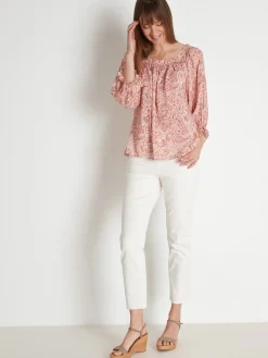 Blouse encolure carrée