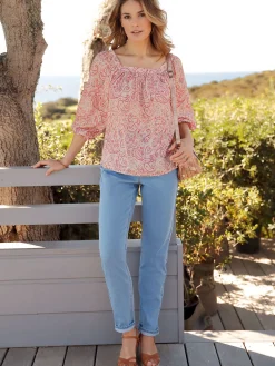 Blouse encolure carrée