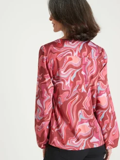 Blouse fluide encolure V