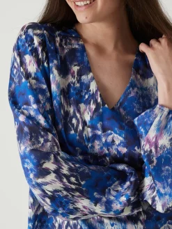 Blouse fluide encolure V